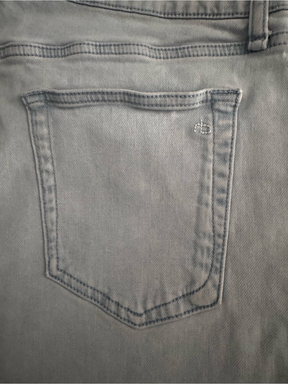 rag & bone Light Blue Denim Jeans Label Detail